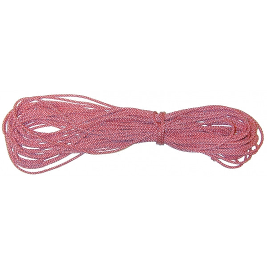 Hilleberg Guy Line 3mm - 25 Meters - Red/white - OneSize