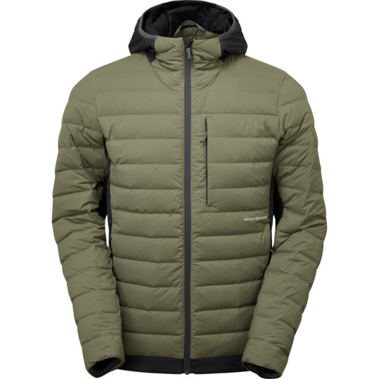 Artilect M Divide Fusion Stretch Hoodie - Earthen/black - Miehet - S