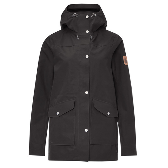 Fjällräven Greenland Eco-shell Jacket W - Black - Naiset - S
