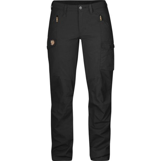 Fjällräven Nikka Trousers Curved W - Black - Naiset - 34