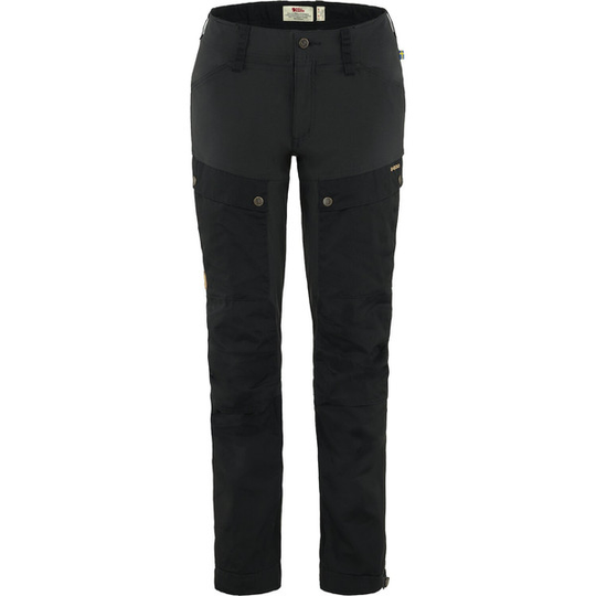 Fjällräven Keb Trousers W Short - Black - Naiset - 34