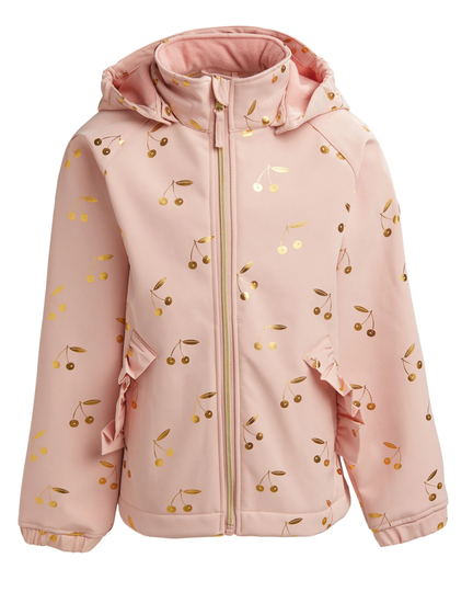 Petite Chérie Belissa Softshell-Takki, Cherry Pink, 86-92