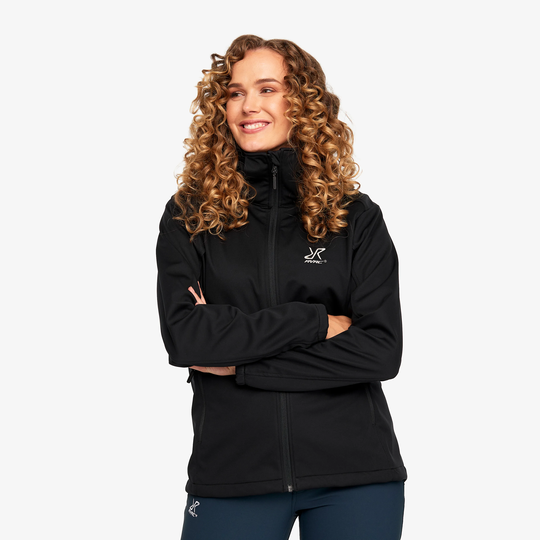 Hybrid Jacket 3.0 Naiset Black, Koko:XL - > Takit > Softshell-takit