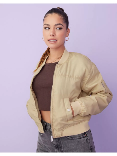 JdY Jdyhummer Bomber Jacket Otw Sie Cement
