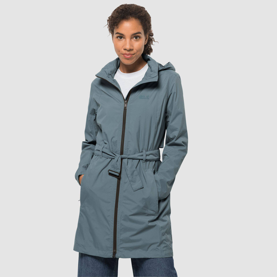 Norden Port Coat W Teal S