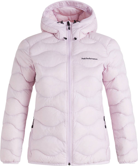 Women's Helium Down Hood Jacket 2022 Autumn Vaaleanpunainen S