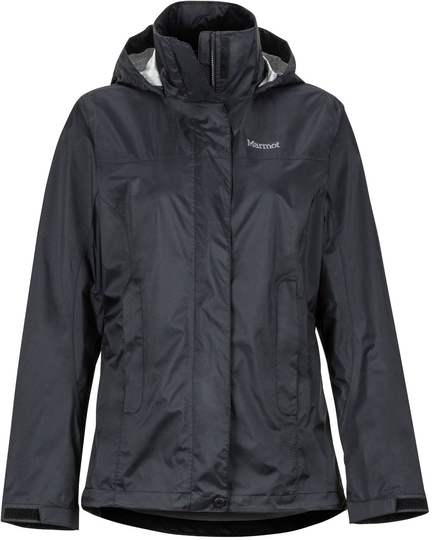 Women's Precip Eco Jacket Musta XS