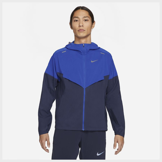Nike Juoksutakki Tuulitakki - Sininen/navy/hopea, koko Medium