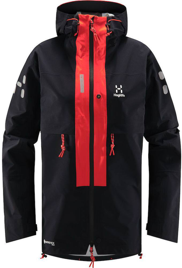 Women's L.I.M ZT Trek GTX Pro Jacket Musta / Punainen S