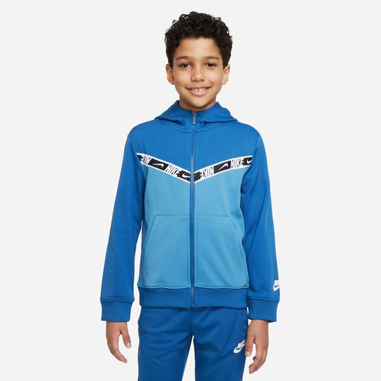 Nike Huppari NSW Repeat - Sininen/Musta/Valkoinen Lapset