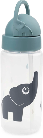 Done By Deer Bottle with Straw Elphee Juomapullo, Sininen