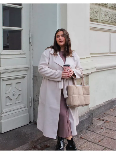 NLY Trend Clean Belted Coat Beige