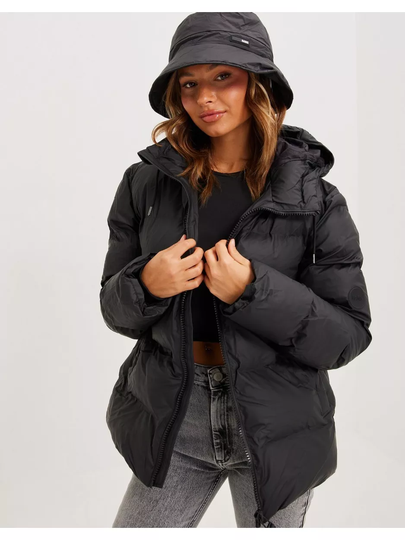 Rains Puffer Jacket Black