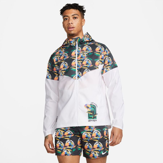 Nike Takki Hoito A.I.R Tuulitakki - Valkoinen/Musta/Hopea