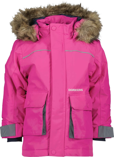 Didriksons Björnen Parka, Plastic Pink, Koko 130