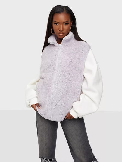 NLY Trend - Teddytakit - Vaaleanvioletti - Teddy Vest - Takit
