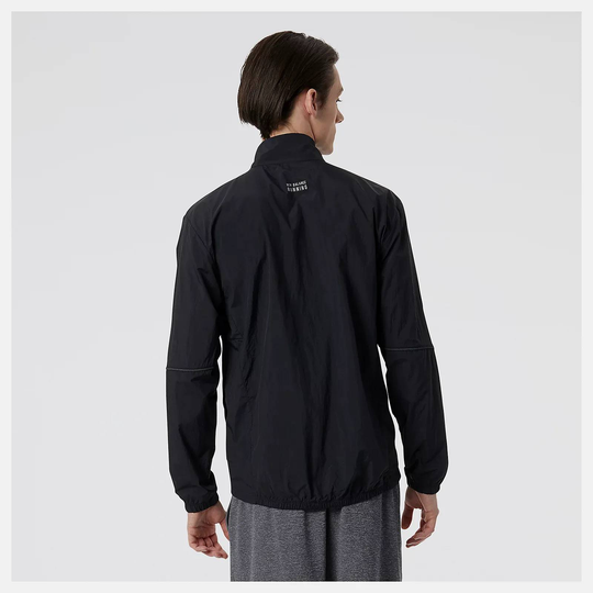 Men's Impact Run Packable Jacket Musta XXL