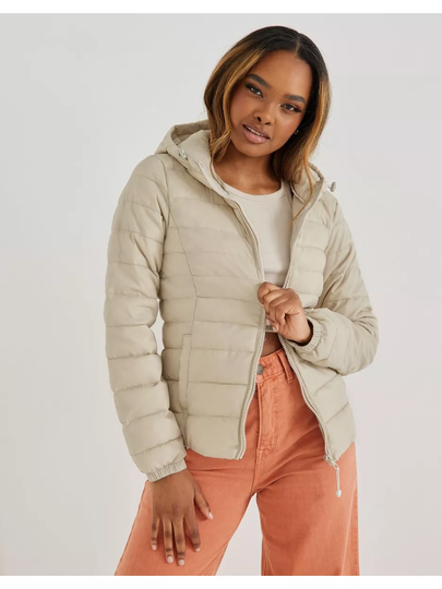 Only Onltahoe Hood Jacket Otw Noos Pumice Stone
