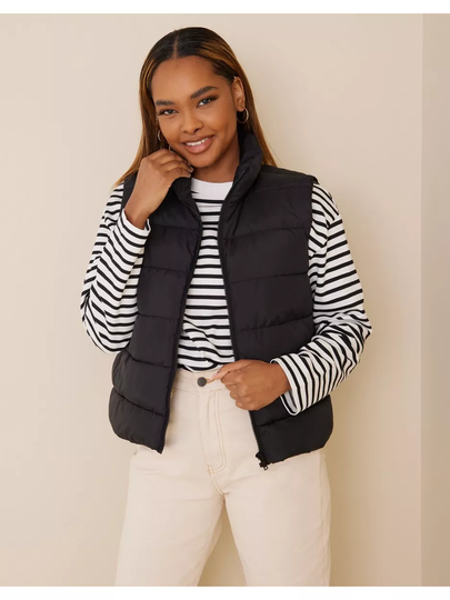 Noisy May Nmmarcus Vest Fwd Noos Black Dtm Lining