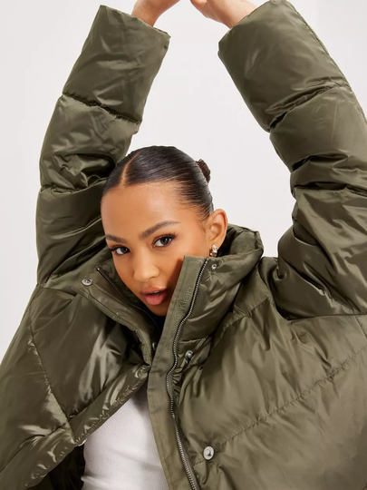 Calvin Klein - Toppatakit - Green - Shine Padded Down Coat - Takit