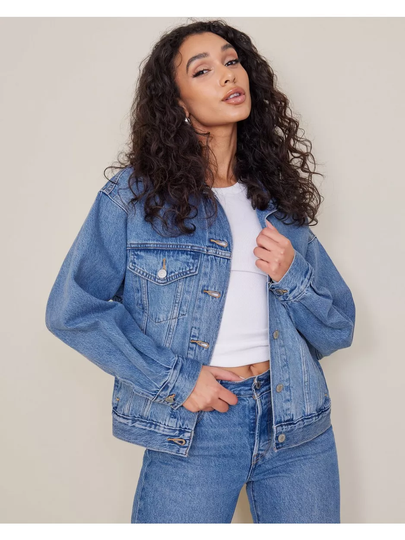 Levi's 90S Trucker Soft as Butter Mid Indigo