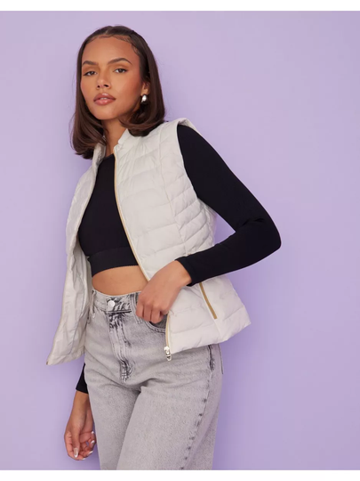 ROCKANDBLUE Maia Vest Ecru