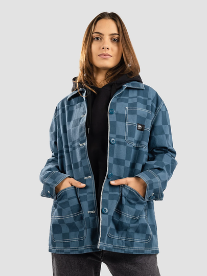 Vans Drill II Chore Print Jacket musta