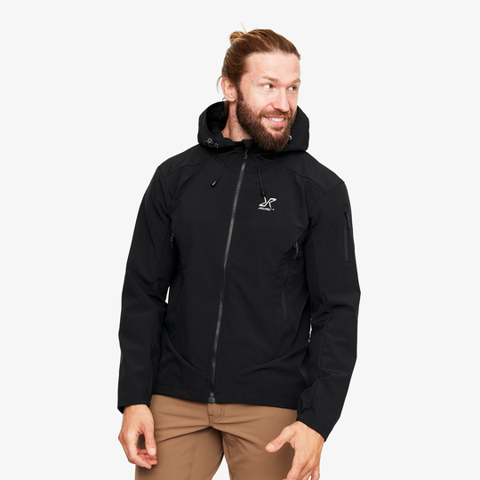 Tornado Jacket Miehet Black, Koko:L - > Softshell-takit