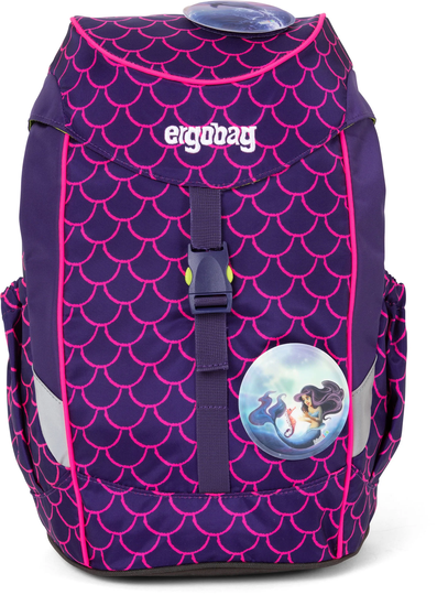 Ergobag Mini Pearl DiveBear Reppu 8L, Pink Waves