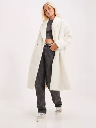 Vila - Pitkät takit - Birch - Vialissi L/S Long Coat/Pb - Takit - coats