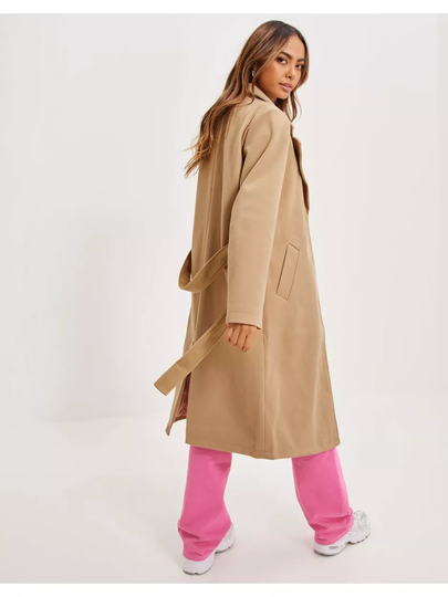 Vila Vipoko Long Belt Coat -Noos Sesame