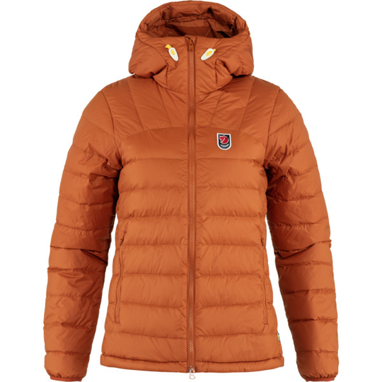 Fjällräven Expedition Pack Down Hoodie W - Terracotta Brown - Naiset - L