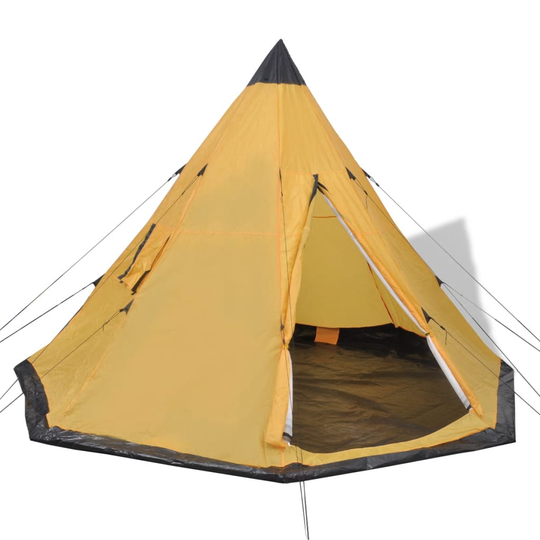 vidaXL 4 hengen teltta Keltainen