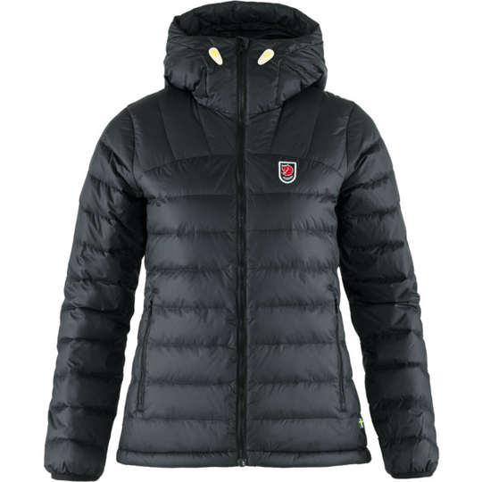 Fjällräven Expedition Pack Down Hoodie W - Black - Naiset - L
