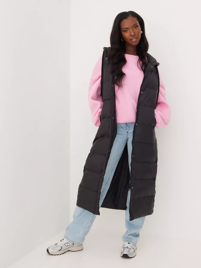 Sisters Point - Liivit - Black - Dea-L Ve Jacket - Takit - Vests