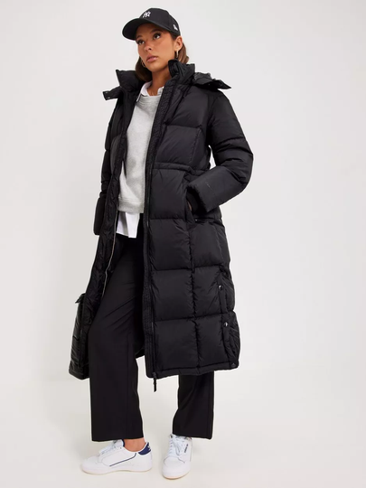 Gant - Pitkät takit - Black - D2. Full Length Down Coat - Takit - coats