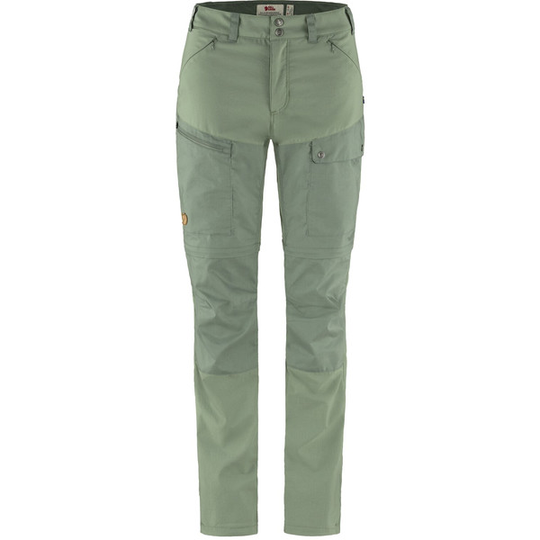 Fjällräven Abisko Midsummer Zip Off Trousers W - Jade Green-patina Green - Naiset - 36