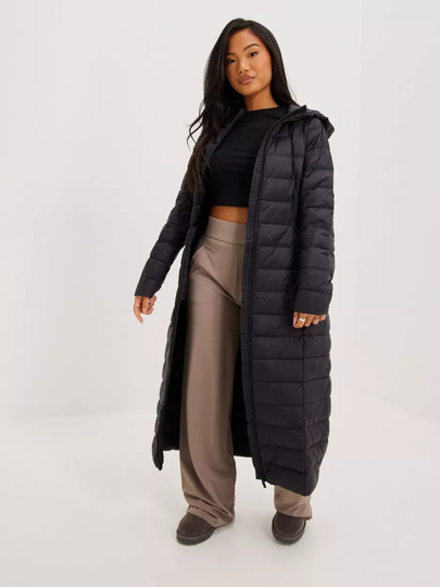 Vila - Black - Vimanya Long Down Jacket - Noos