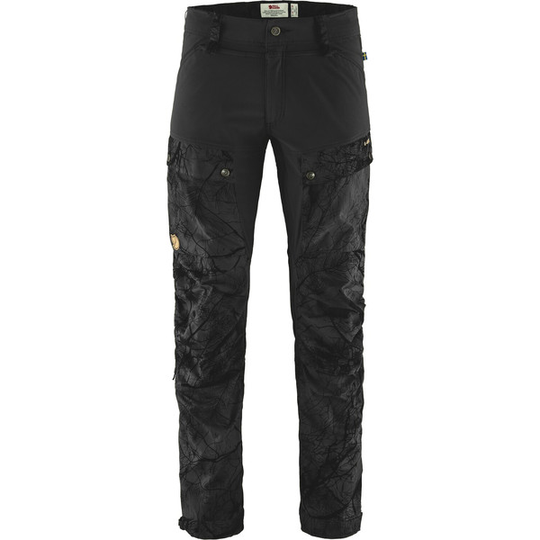 Fjällräven Keb Trousers M Reg - Black Camo-black - Miehet - 48