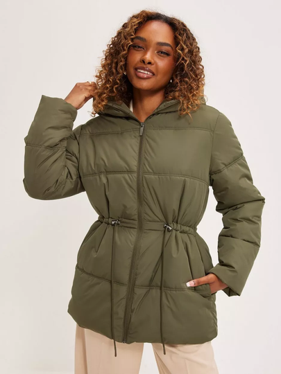 Selected Femme - Puffer-takit - Ivy Green - Slfalina Puffer Jacket B - Takit
