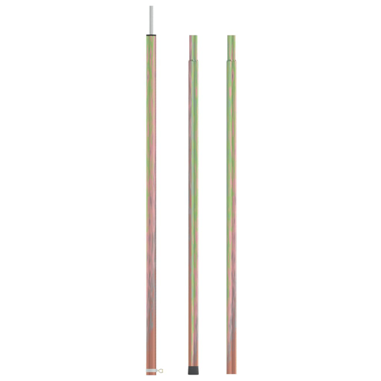 vidaXL Teleskooppivarsi telttaan pituus 170-255 cm galvanoitu teräs