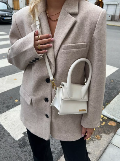 NLY Trend Oversized Warm Blazer Beige