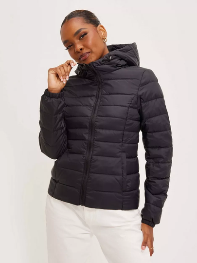 Only - Puffer-takit - Musta - onlTAHOE Hood Jacket Otw Noos - Takit