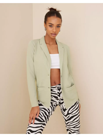 JdY Jdylouisville Catia L/S Blazer Jrs Mineral Gray
