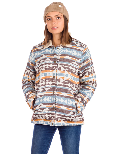 Iriedaily Team Sherpa Jacket ruskea