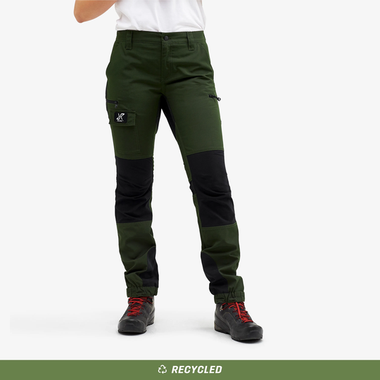 Nordwand Pants Naiset Forest Green, Koko:2XL -