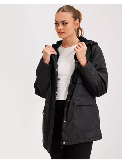 JdY Jdymaximus Teddy Raincoat Otw Sie Black