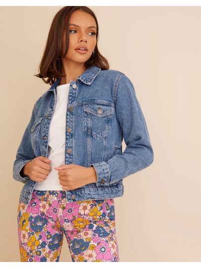JdY Jdydrew Denim Jacket Mb Dnm Noos Medium Blue Denim
