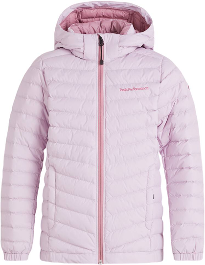 Jr Frost Down Hood Vaaleanpunainen 150