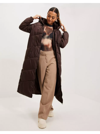 Vero Moda Vmuppsala Long Coat Noos Coffee Bean